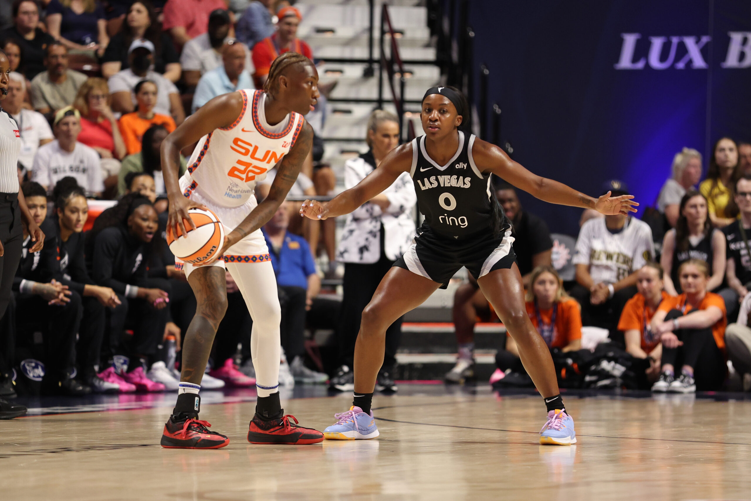 Sun Take on Aces Sunday Night